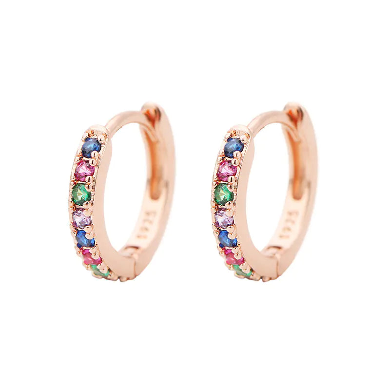Gold, Silver, Rose Gold Small Stud Earrings