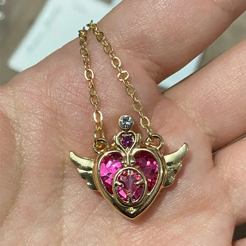 Angel Wings Diamond Necklace