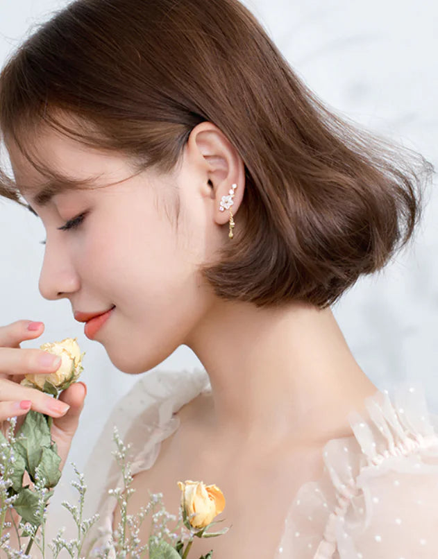 Shell Flower Earrings