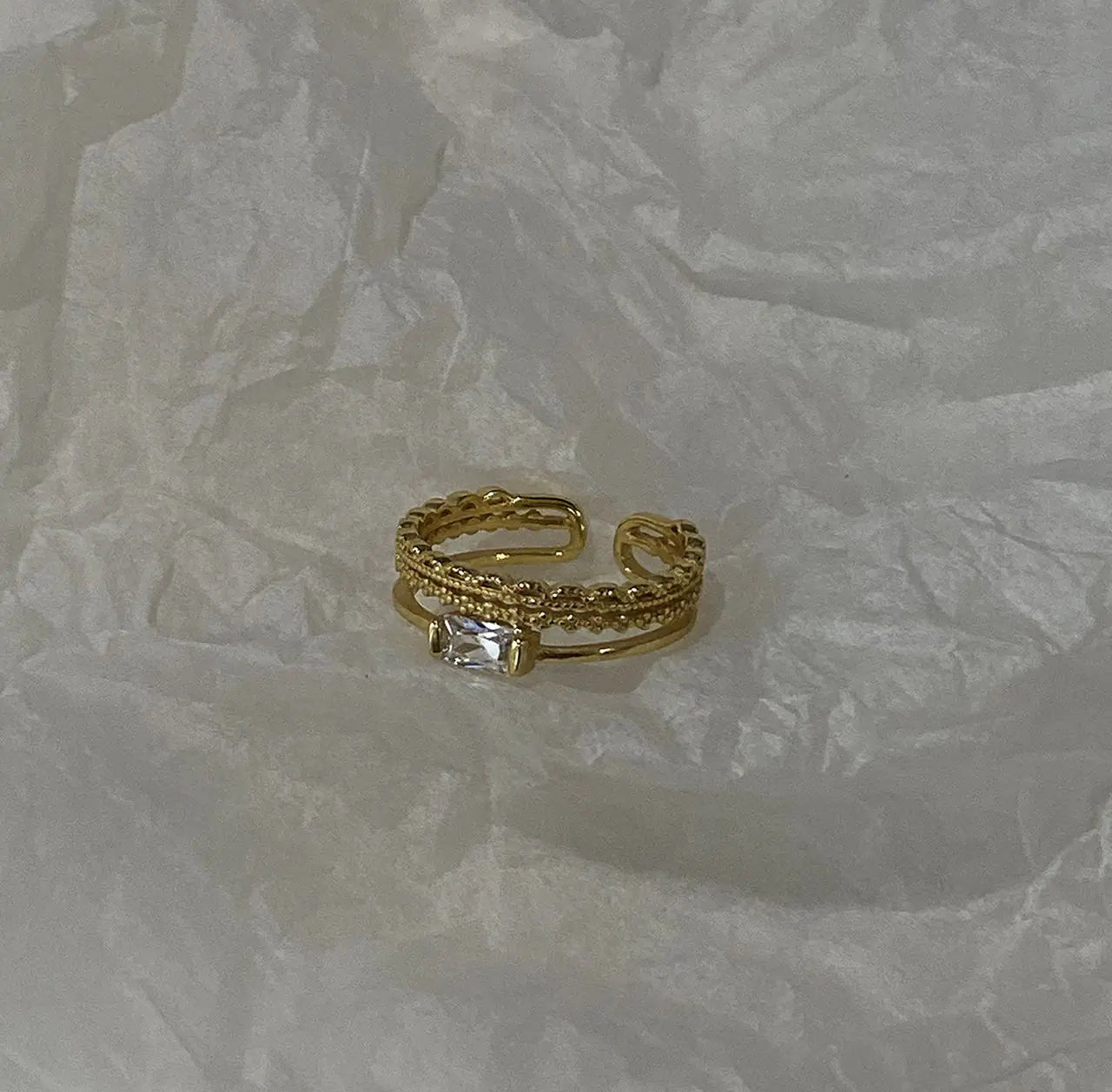 Trendy Sterling Silver Minimalist Ring