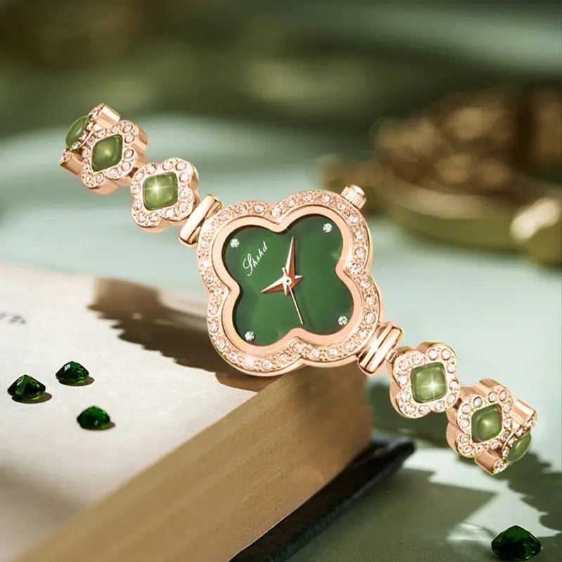 Women's Diamond Clover Watch
