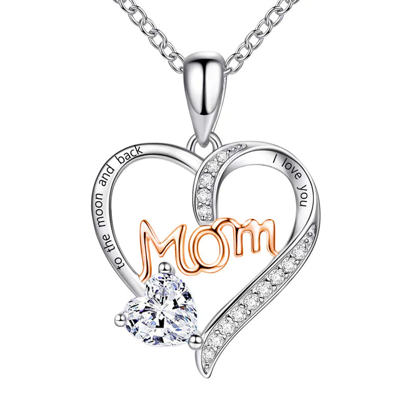 Diamond-Studded Letter Necklace