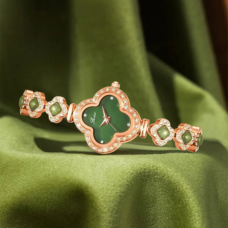 Women's Diamond Clover Watch