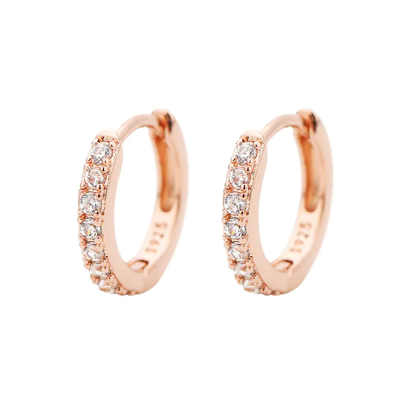 Gold, Silver, Rose Gold Small Stud Earrings