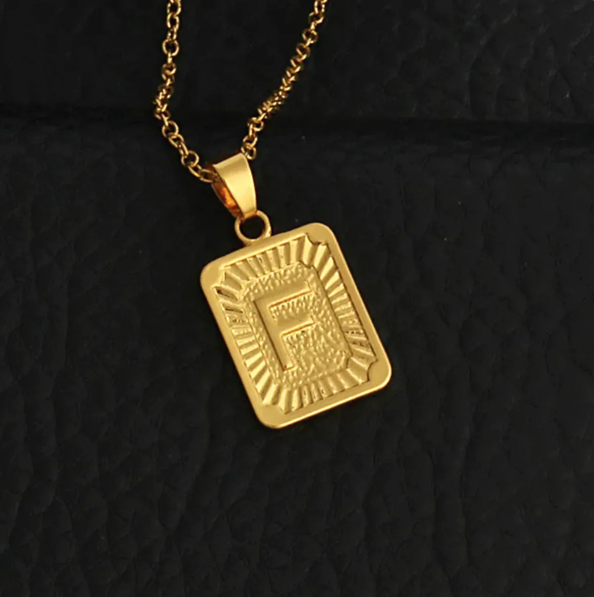 Gold Letter Necklace