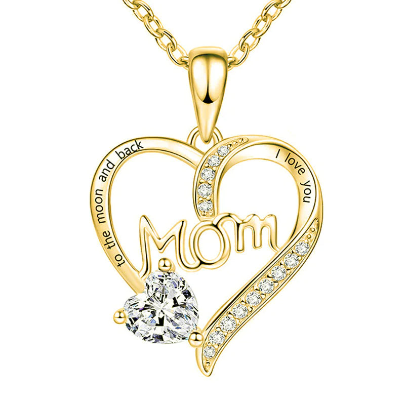 Diamond-Studded Letter Necklace