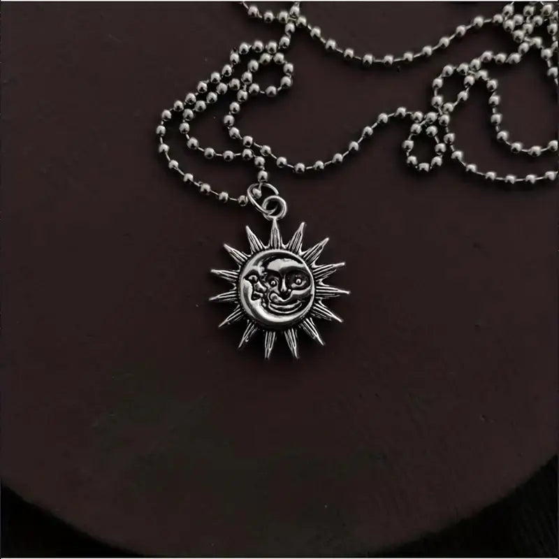 Casual Smiley Sun Necklace