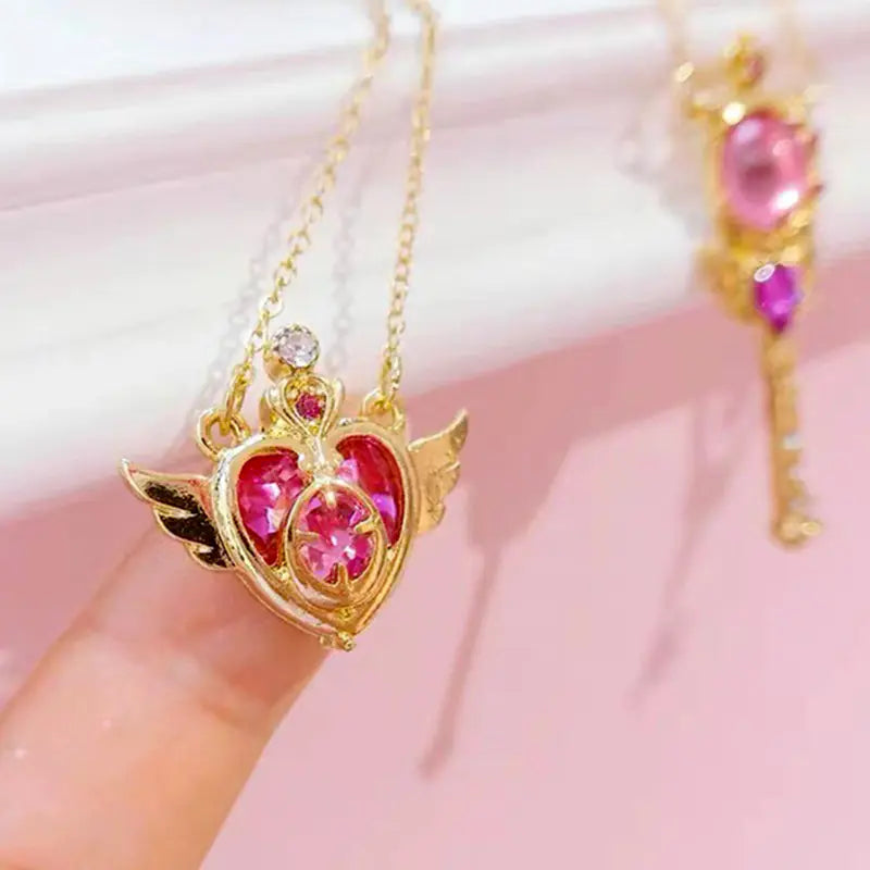 Angel Wings Diamond Necklace