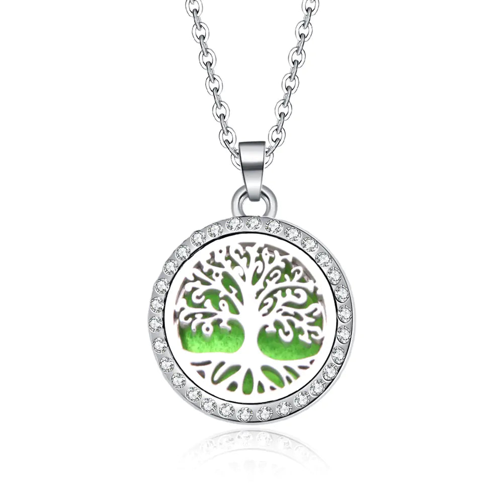 Zodiac Pendant Necklace with Diamond Cutout