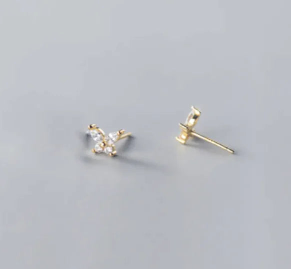 Crystal Butterfly Earrings