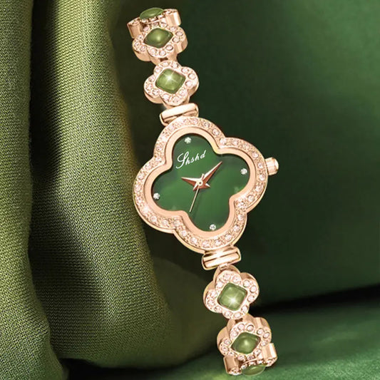 Women's Diamond Clover Watch