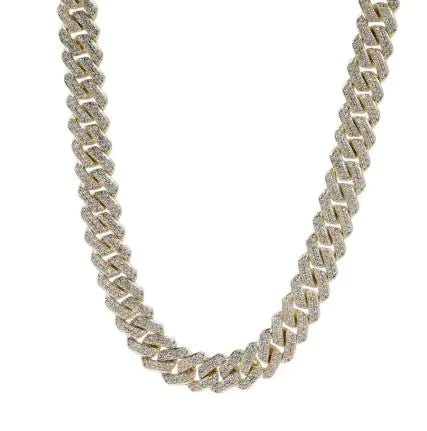 Diamond Necklace with Fashion Box Buckle