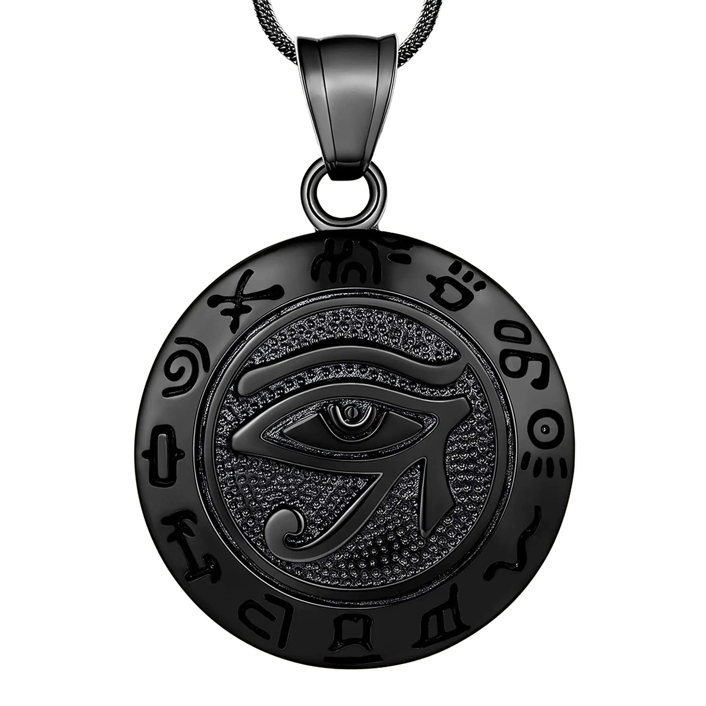 Stainless Steel Egyptian Ancient Eye of Ra Horus