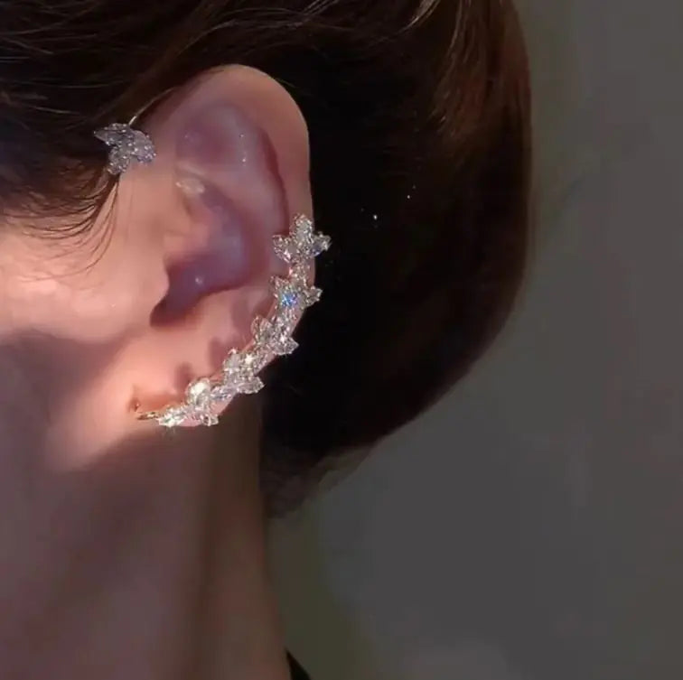 Zircon Wheat Temporary Earrings