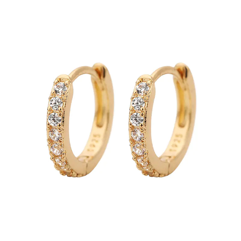 Gold, Silver, Rose Gold Small Stud Earrings