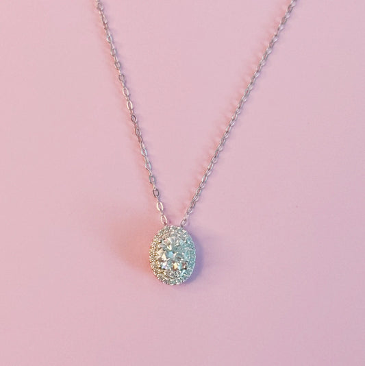 Moissanite Pendant Necklace