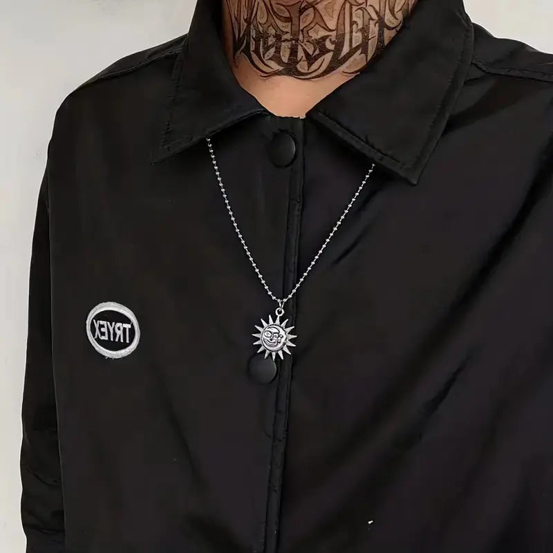 Casual Smiley Sun Necklace