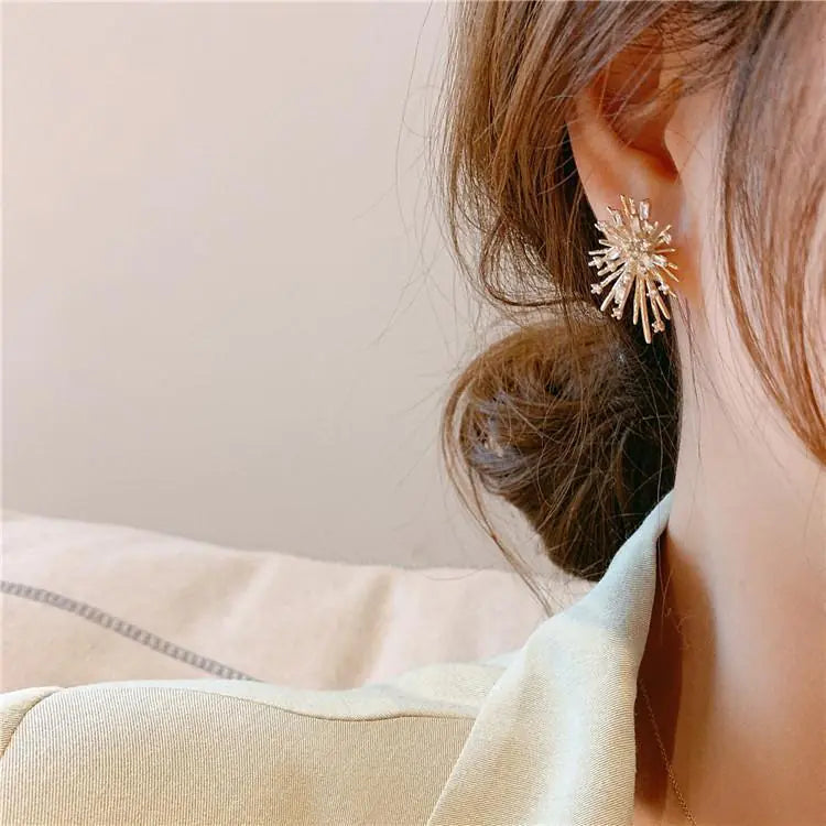Silver Zircon Earrings