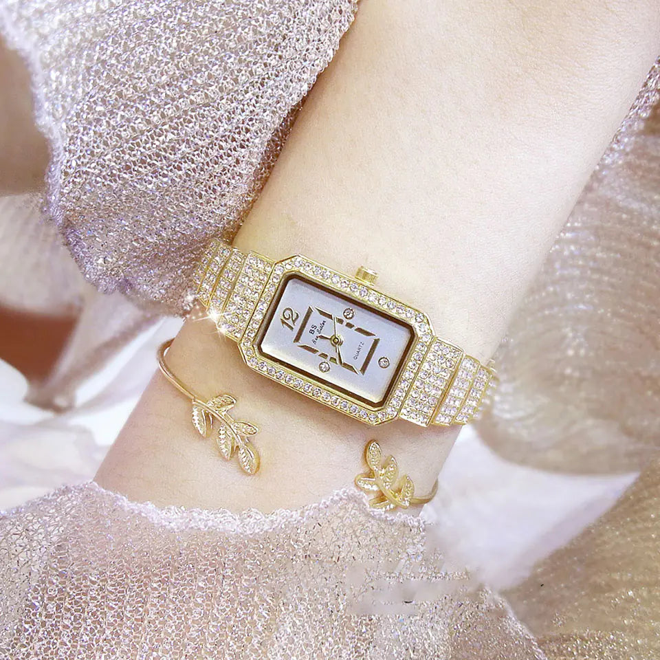 Custom Luxury Diamond Women's Watch