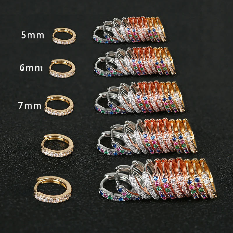 Gold, Silver, Rose Gold Small Stud Earrings