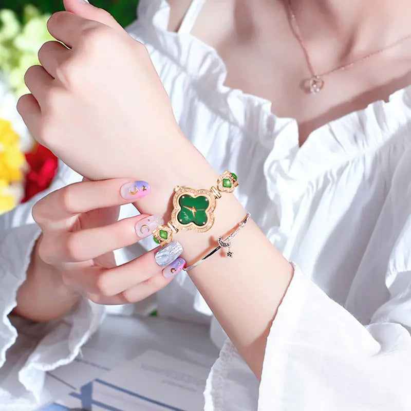 Women's Diamond Clover Watch