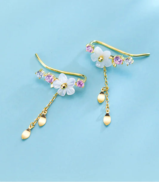 Shell Flower Earrings