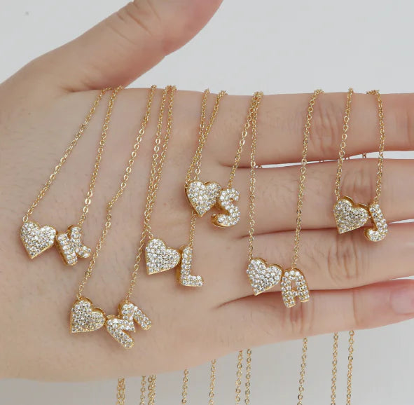 Zircon Heart Necklace