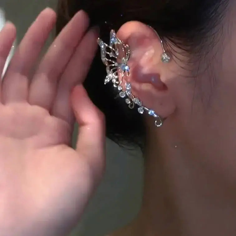 Zircon Wheat Temporary Earrings
