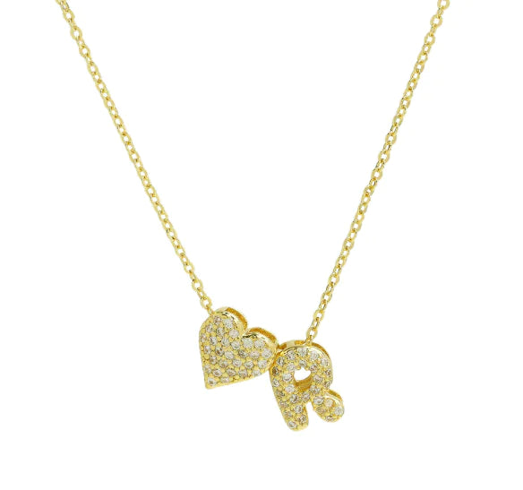 Zircon Heart Necklace