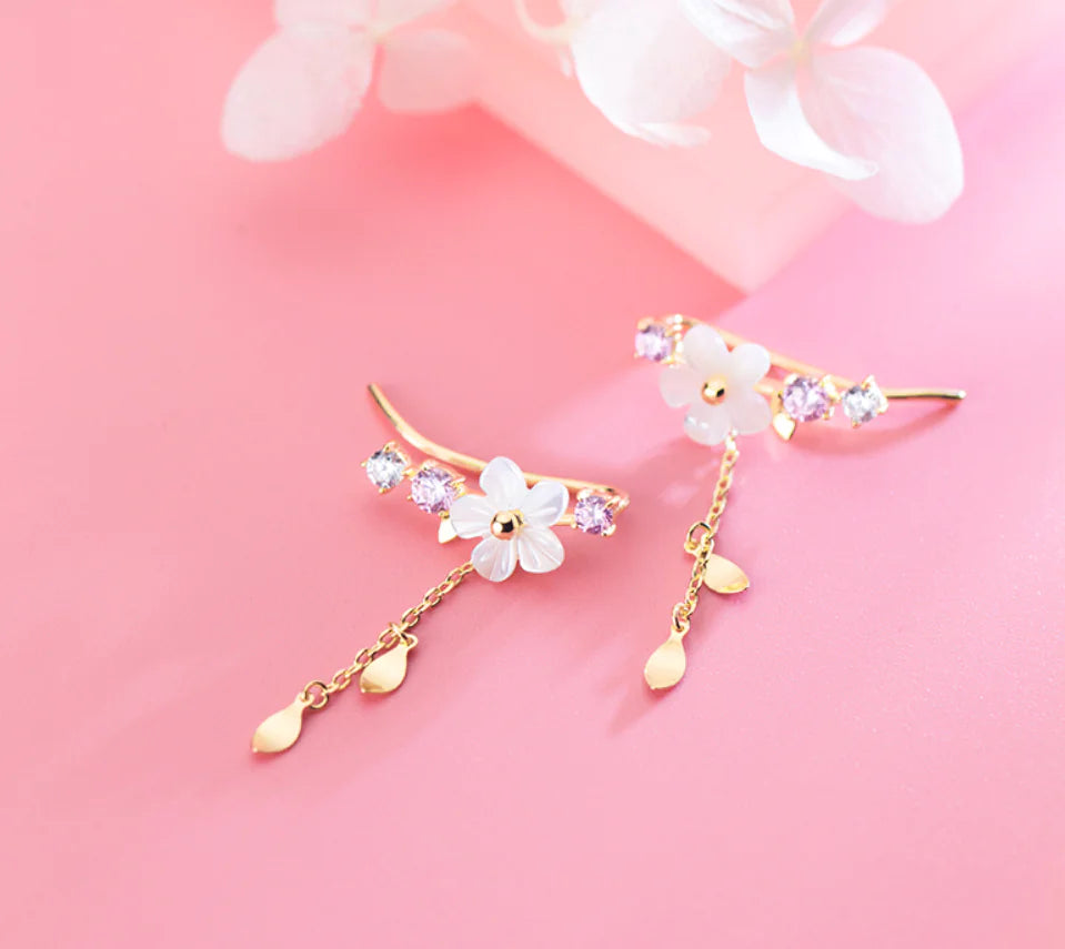 Shell Flower Earrings