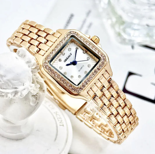 Retro Waterproof Diamond Watch