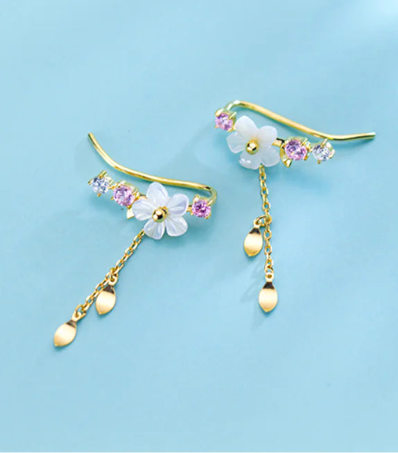 Shell Flower Earrings