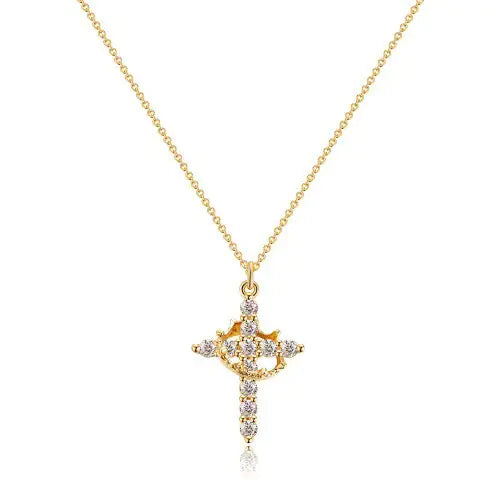 Cross Diamond Necklace