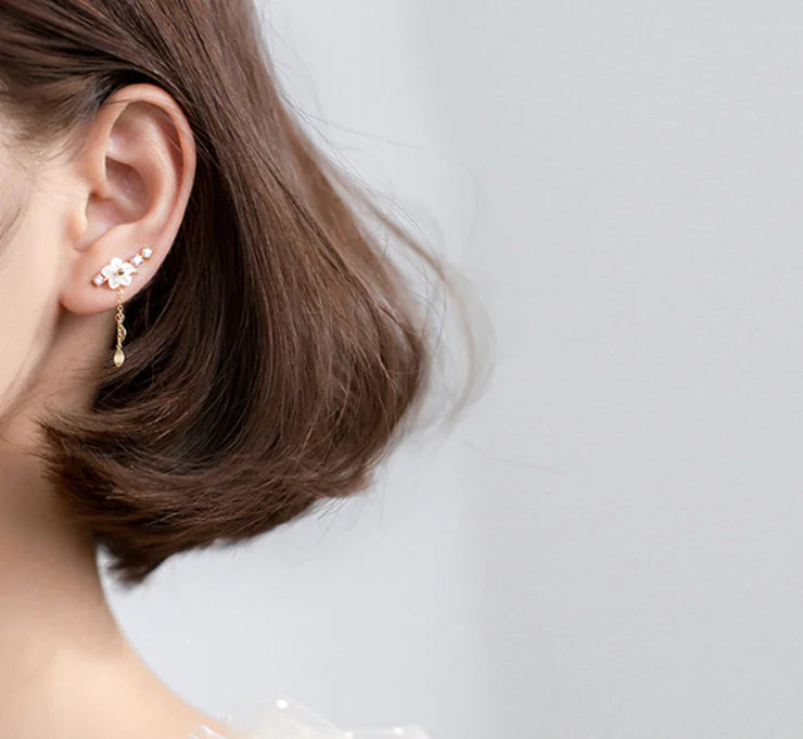 Shell Flower Earrings