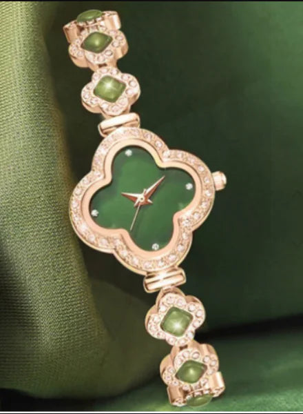 Women's Diamond Clover Watch