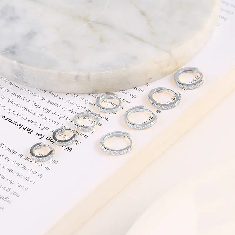 Gold, Silver, Rose Gold Small Stud Earrings