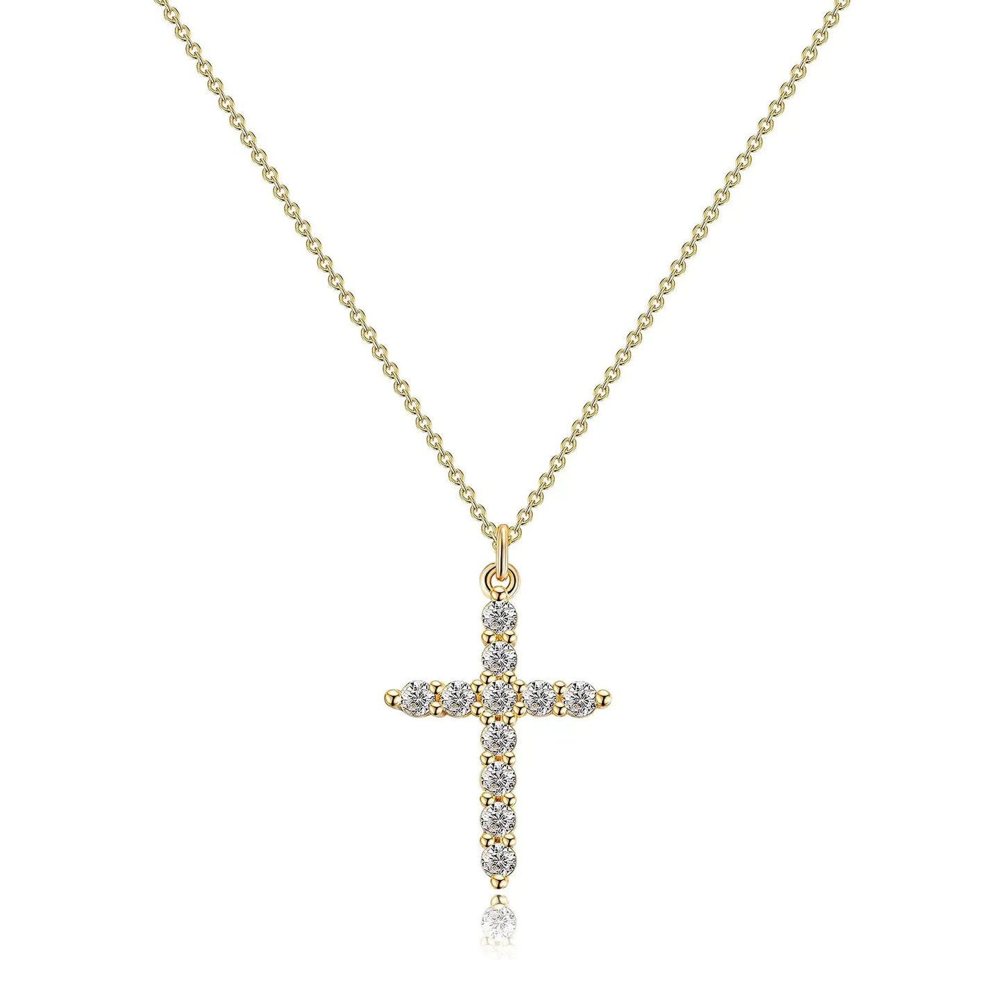 Cross Diamond Necklace