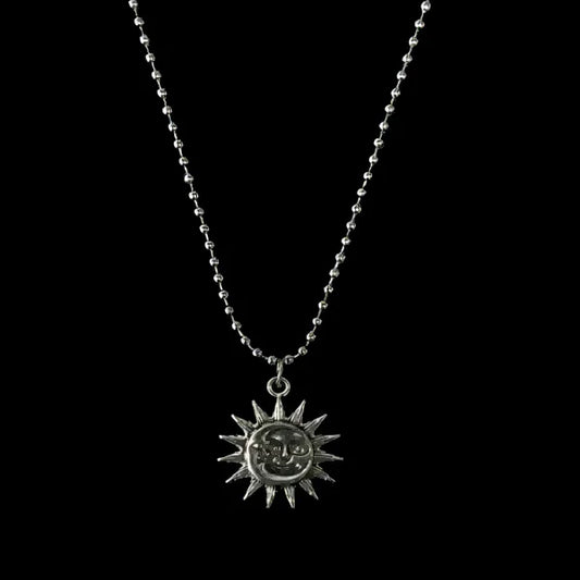 Casual Smiley Sun Necklace