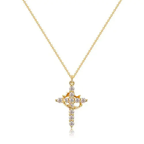 Cross Diamond Necklace