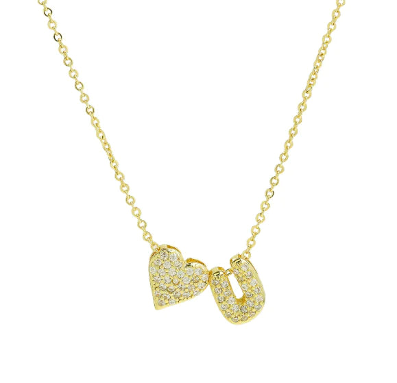 Zircon Heart Necklace