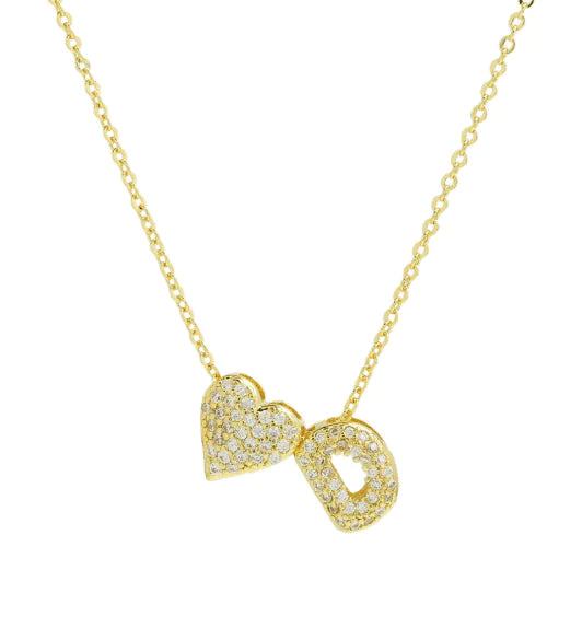 Zircon Heart Necklace