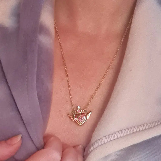Angel Wings Diamond Necklace