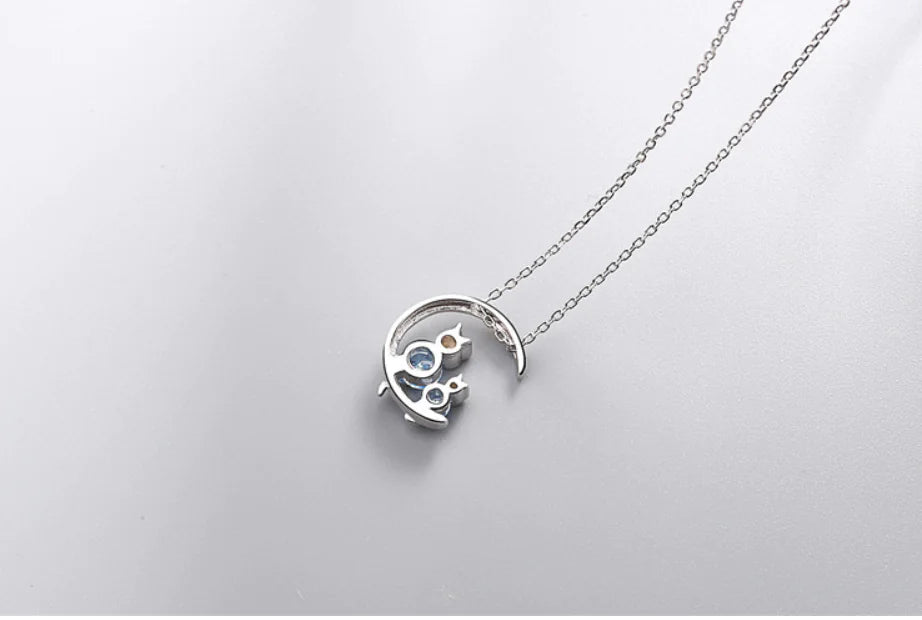 Blue Moon Rabbit Choker Necklace
