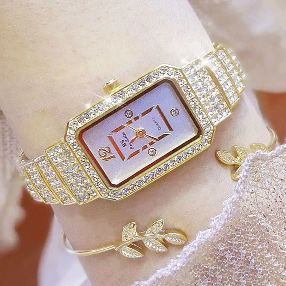 Custom Luxury Diamond Women's Watch
