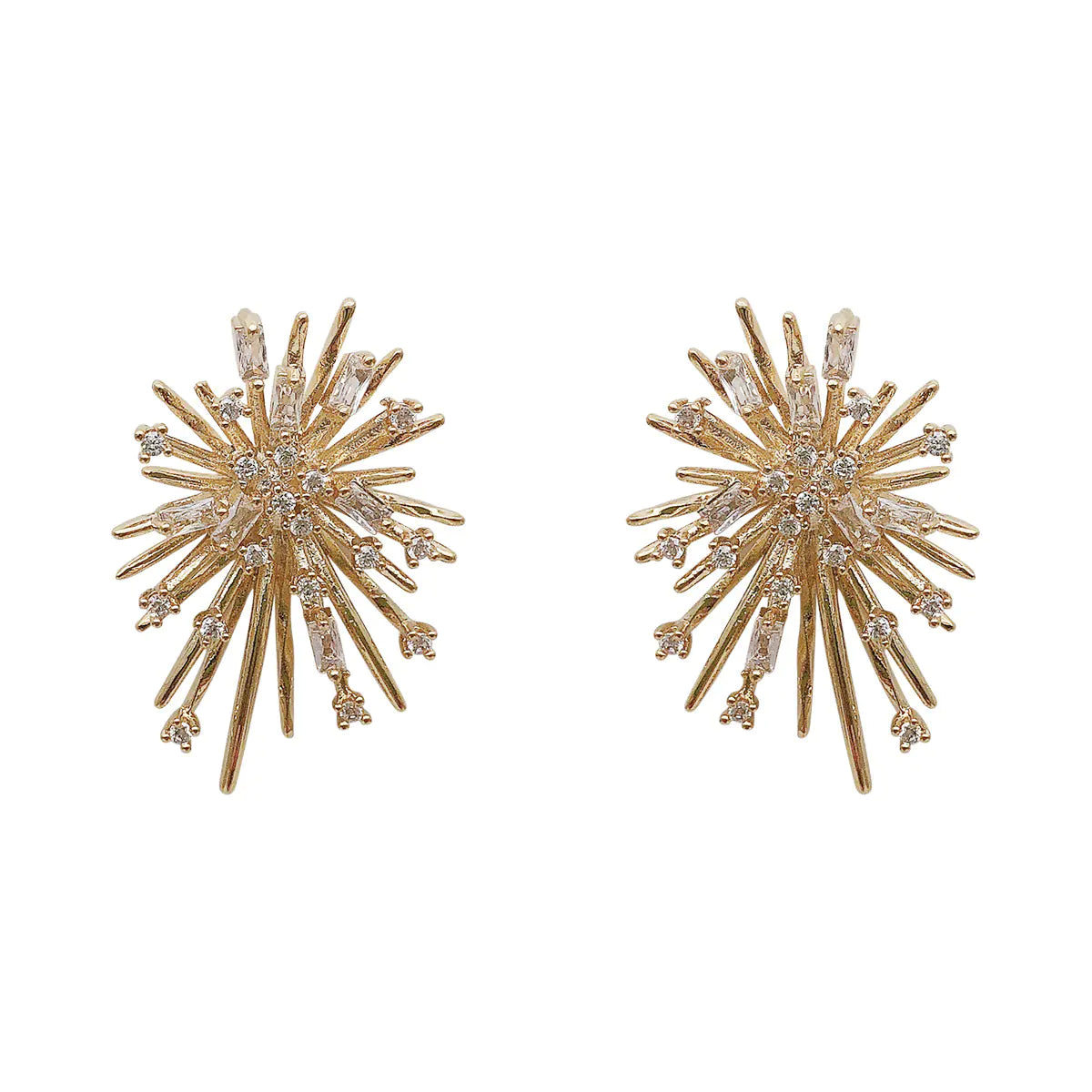 Silver Zircon Earrings