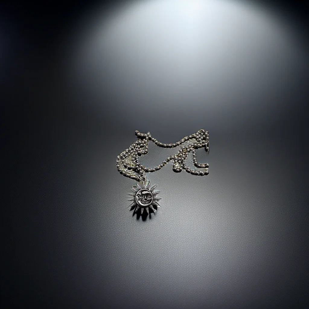 Casual Smiley Sun Necklace
