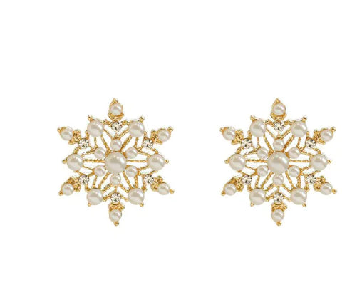 French Retro Pearl Earrings