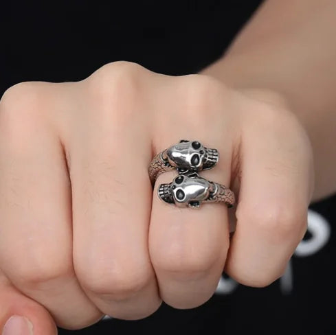 Silver Vintage Adjustable Ring