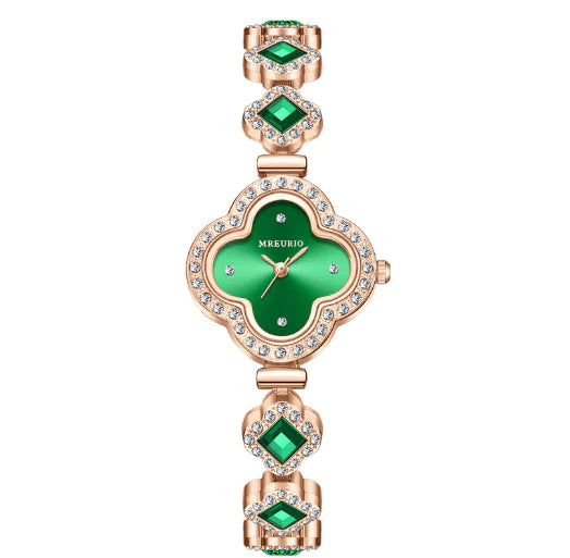 Women's Diamond Clover Watch
