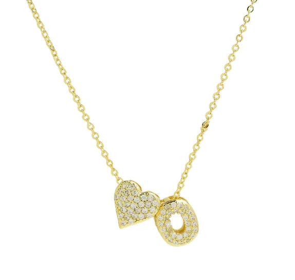 Zircon Heart Necklace